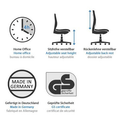 Topstar Kinderschreibtischstuhl Kinderstuhl Drehstuhl Maxx Kid Herzchen Pink B-Ware