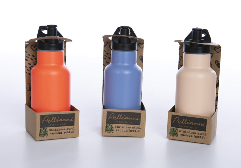 PELLIANNI – EDELSTAHL-THERMOSFLSCHE "ORANGE" (350 ML)