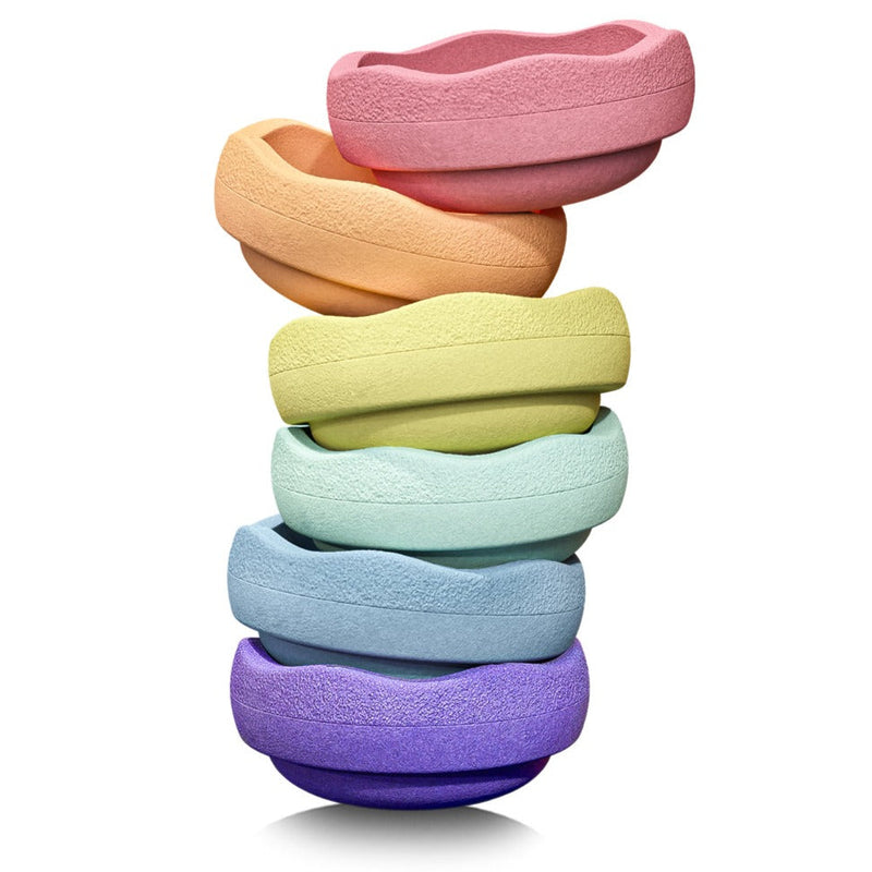 Stapelstein Original Rainbow Pastel (6 pieces)