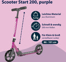 B-Ware Hudora Scooter Start 200 Rot Kinderroller Kickroller City Roller Klapproller