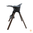 B-Ware Stokke Hochstuhl Kinderstuhl Clikk Midnight Black Tablett Sicherheitsgurt Baby