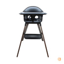 B-Ware Stokke Hochstuhl Kinderstuhl Clikk Midnight Black Tablett Sicherheitsgurt Baby