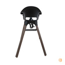 B-Ware Stokke Hochstuhl Kinderstuhl Clikk Midnight Black Tablett Sicherheitsgurt Baby