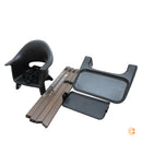 B-Ware Stokke Hochstuhl Kinderstuhl Clikk Midnight Black Tablett Sicherheitsgurt Baby