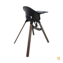 B-Ware Stokke Hochstuhl Kinderstuhl Clikk Midnight Black Tablett Sicherheitsgurt Baby