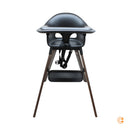 B-Ware Stokke Hochstuhl Kinderstuhl Clikk Midnight Black Tablett Sicherheitsgurt Baby