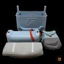 Stokke Jetkids Bundle Kinderkoffer Rucksack Reise Set Sky Blue Handgepäck B-Ware