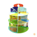 B-Ware Stokke Spielhaus Puppenhaus Mu Table Spieltisch Zubehör Holz Farbenfrohe Räume105