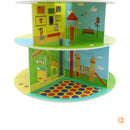 B-Ware Stokke Spielhaus Puppenhaus Mu Table Spieltisch Zubehör Holz Farbenfrohe Räume