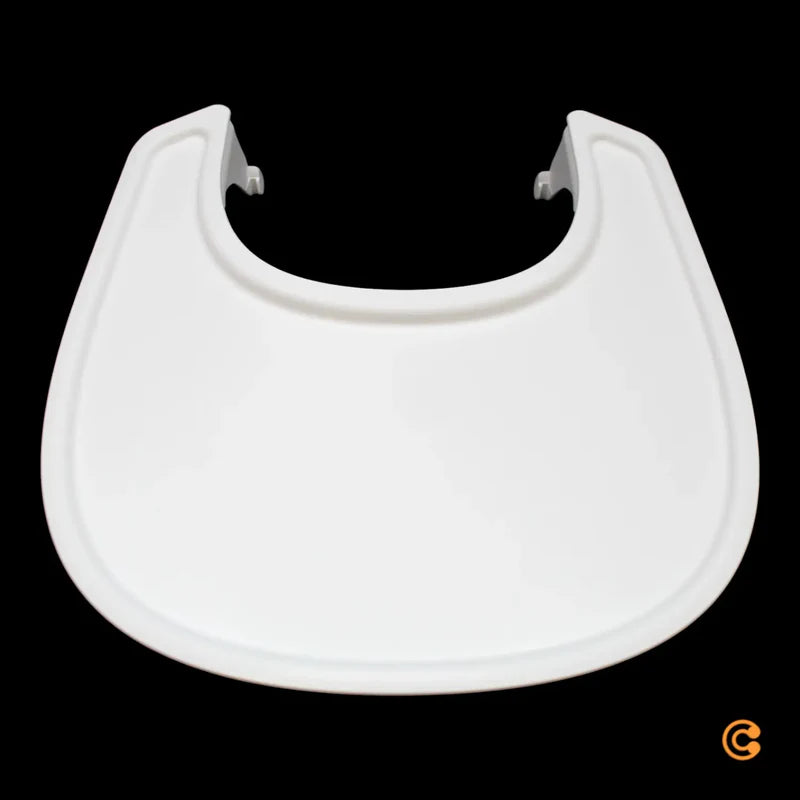 stokke nomi tray Stokke Nomi Tray Tablett Hochstuhlzubehör Hochstuhl Essbrett Weiß B-Wa