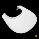 Stokke Nomi Tray Tablett Hochstuhlzubehör Hochstuhl Essbrett Weiß B-Ware