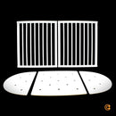 B-Ware Stokke Sleepi Bed V3 Kinderbett Bett Babybett Bettchen Wandelbar Weiß Buchenholz