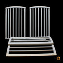 B-Ware Stokke Sleepi Bed V3 Kinderbett Bett Babybett Bettchen Wandelbar Weiß Buchenholz