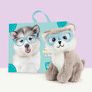 STUDIO PETS – KUSCHELTIER "WOLFIE" (8 CM) INKL. KOFFER & PASS