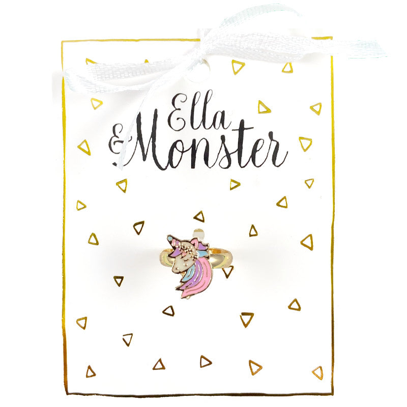 ELLA & MONSTER – RING "SECRET UNICORN" (VERSTELLBAR)