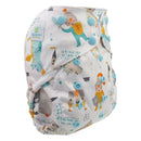 Blümchen OneSize Druckknopf Stoffwindel Überhose (3,5-16kg) Sale