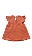 Popolini | Top Musselin | Brick Red
