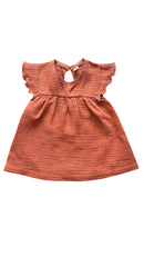 Popolini | Top Musselin | Brick Red