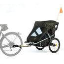 Tfk Velo 2 Kinderwagen Fahrradanhänger Buggy Schwarz Zwillingswagen Outdoor B-Ware