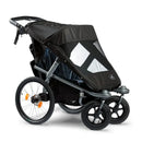 Tfk Velo 2 Kinderwagen Fahrradanhänger Buggy Schwarz Zwillingswagen Outdoor B-Ware