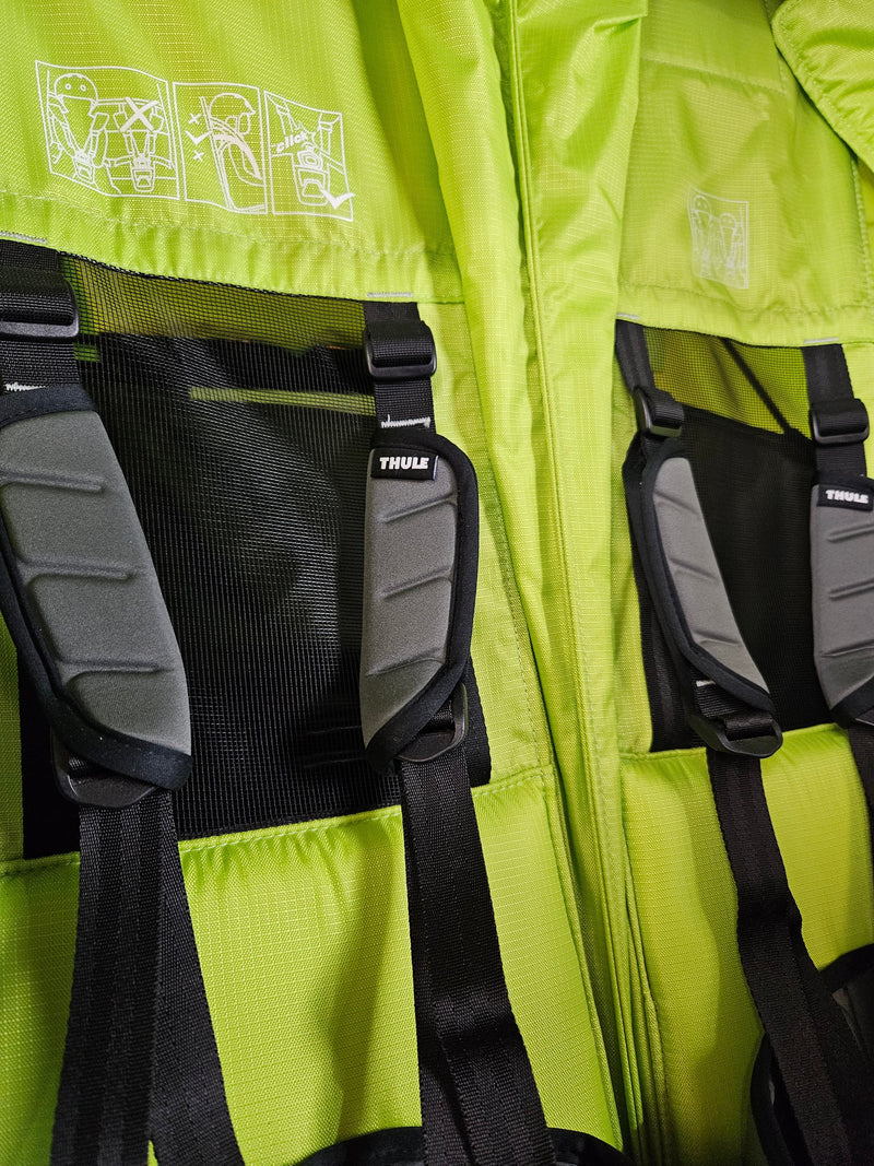 Thule - Cab 2 Fahrradanhänger - Grün in sehr Gutem Zustand 11