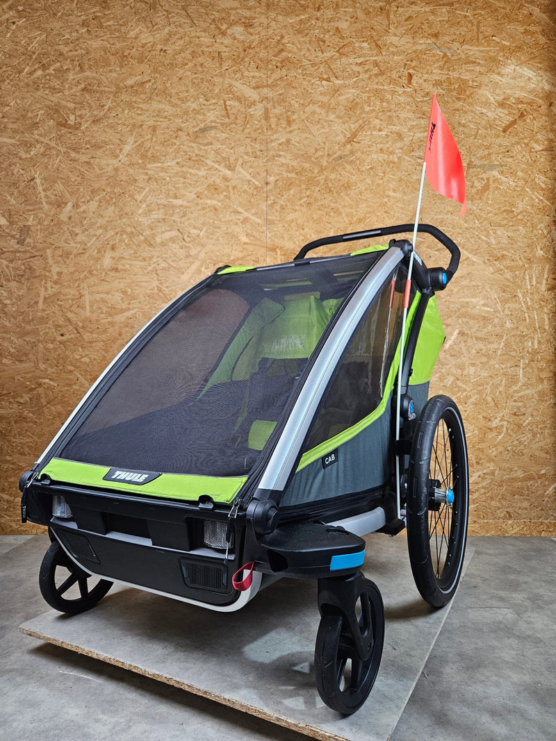 Thule - Cab 2 Fahrradanhänger - Grün in sehr Gutem Zustand 7