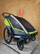 Thule - Cab 2 Fahrradanhänger - Grün in sehr Gutem Zustand