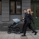 B-Ware Thule Kinderwagen Buggy Urban Glide 4 Wheel Mid Blue Stadtwagen Gelände Blau
