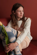 Kuschelige Batikstrumpfhose in Petrol und Mint 3-11 Jahre