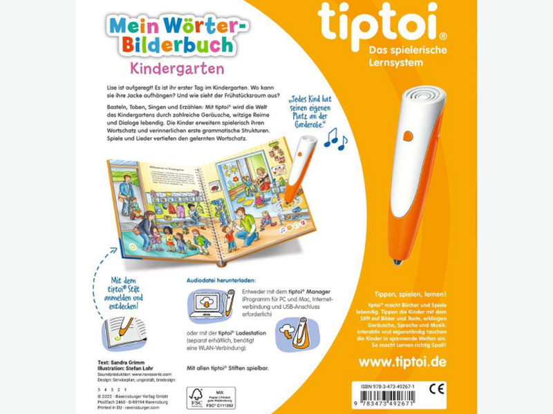 tiptoi® Mein Wörter-Bilderbuch Kindergarten