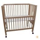 B-Ware Ti Ssi Beistellbett Bett Maxi Boxspring Rollen Bett Verschlussgitter Natur Braun