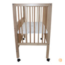 B-Ware Ti Ssi Beistellbett Bett Maxi Boxspring Rollen Bett Verschlussgitter Natur Braun