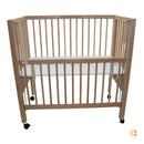 B-Ware Ti Ssi Beistellbett Bett Maxi Boxspring Rollen Bett Verschlussgitter Natur Braun