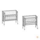 B-Ware Ti Ssi Beistellbett Maxi Boxspring Babybett Kinderbett 50x90cm Weiß Siehe Text