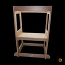 B-Ware Ti Ssi Lernturm Tritthocker Geschwister Zwillinge Buche Höhenverstellbar Felix