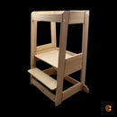 B-Ware Ti Ssi Lernturm Tritthocker Geschwister Zwillinge Buche Höhenverstellbar Felix