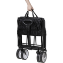 B-Ware Toolcraft Bollerwagen Handwagen Transportwagen Faltbar Stahl 80 Kg Polypropylen