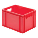 B-Ware La Ka Pe Transportbehälter Stapelbox Kasten Polypropylen Rot 2 Stück