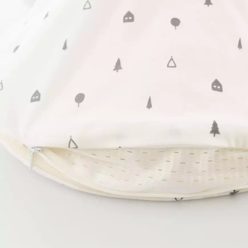 Träumeland Schlafsack Baby Schlafbeutel Liebmich Zuhause Grau Größe 68 74 B-Ware - 9120088886516