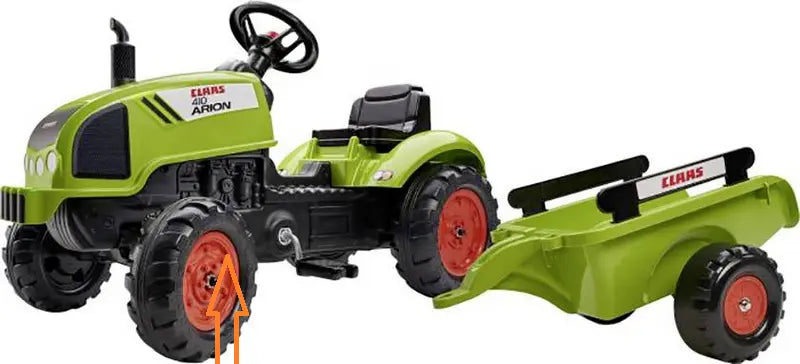 B-Ware Trettraktor Vedes Tret Traktor Claas Anhänger Kinderspielzeug Siehe Text/Foto