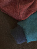 kronjuwel Kapuzenpullover aus 100% Kaschmir in 104/110 dunkelbraun petrol weinrot dunkelblau Upcycling