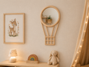 Kinderzimmer Spiegel Ballon aus Rattan