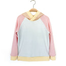 kronjuwel Kapuzenpullover Gr 116 pastell 100% Merinowolle Upcycling