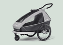 Refurbished Croozer KEEKE Einsitzer Kinderfahrradanhänger – sicherer Fahrradanhänger für 1 Kind, geprüft & aufbereitet