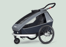 Refurbished Croozer VAAYA Einsitzer Fahrradanhänger – Kinderanhänger mit Jogger-Funktion, geprüft & aufbereitet