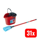 B-Ware Vileda Spielzeug Wischmopp Set Mit Eimer Und Aufsatz Wischset Wischer 31 Stück