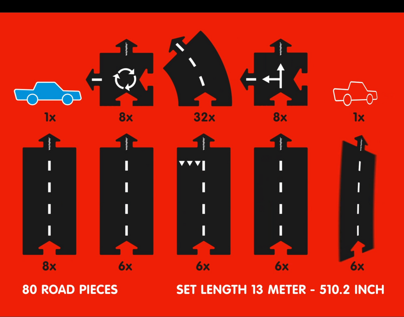 WAYTOPLAY Silk Road Straßen Spielset