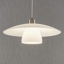 B-Ware Lindby Weiße Hängeleuchte Dolores Glaslampe Hängeleuchte Deckenlampe Deckenlampe