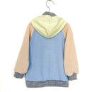 kronjuwel Kapuzenpullover Größe 92 pastell 100% Merinowolle Upcycling Hoodie