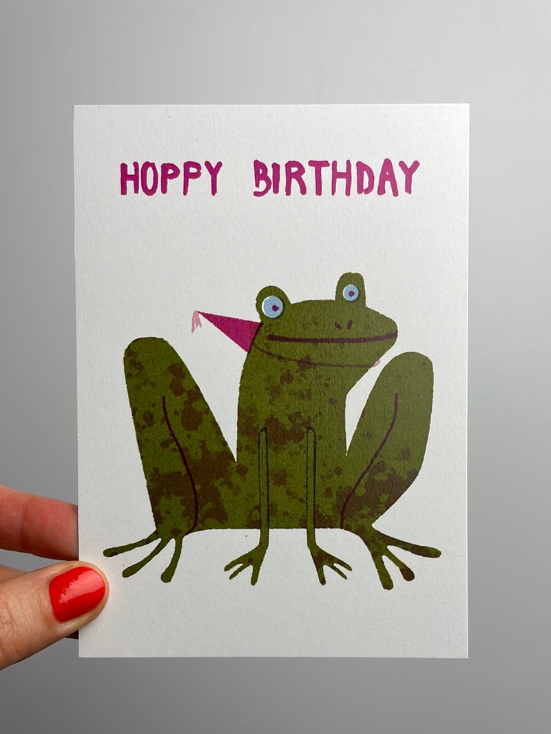 hüppy birthday • Postkarte